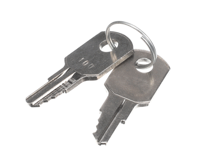 BEVERAGE AIR 401-882D KEY - DOOR LOCK  SLIDE MC