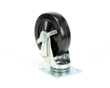 BKI C0406 CASTER  W/5 TOP PLATE  WITH BRAKE