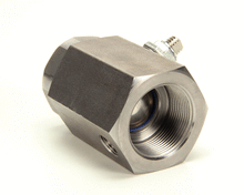 BKI D0060 VALVE  DRAIN  SS BALL & PLT. CAR. STEM