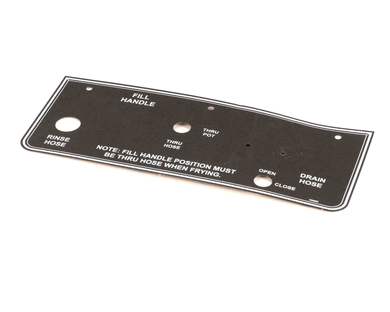 BKI N0695 DECAL  DRAIN HANDLE PLATE  FKM/FKG/BLF/B