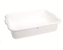 BKI P0044 PAN  BUS WHITE PLASTIC 5 DEEP