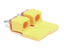 BKI TB0049 TERMINAL BLOCK 2 POLE JUMPER