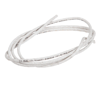 BKI W0025 WIRE  #12 WHITE HI TEMP RESIS