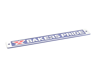 BAKERS PRIDE 2M-U1043A NAMEPLATE; BAKERS PRIDE; BLUE[