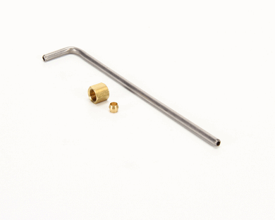 BAKERS PRIDE AS-R3042X PILOT TUBE W/NUT & FERRULE; 7-