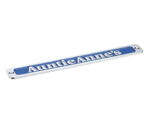 BAKERS PRIDE U1429A NAMEPLATE; AUNTIE ANNE'S