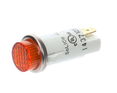 BLODGETT 15709 LIGHT  IND. 125V AMBER  ROUND