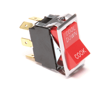 BLODGETT 6502 SWITCH  ROCKER  DPDT  RED