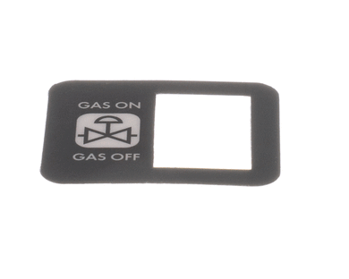 BLODGETT R10657 DECAL  MANUAL GAS SWITCH