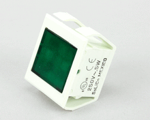 BLODGETT R1318 LIGHT  IND. 250V GREEN  RECT.