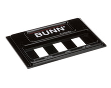 BUNN 02610.0012 FRONT END CAP ASSEMBLY  BLK POUR-O