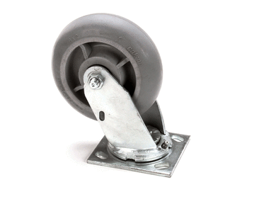CARTER HOFFMANN 18301-6434 6 GREY SWIVEL RUBBER PER