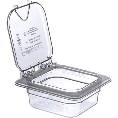CARLISLE 10318Z07 LID 1/6SZ HINGE FP PC CLEAR EZ ACCESS