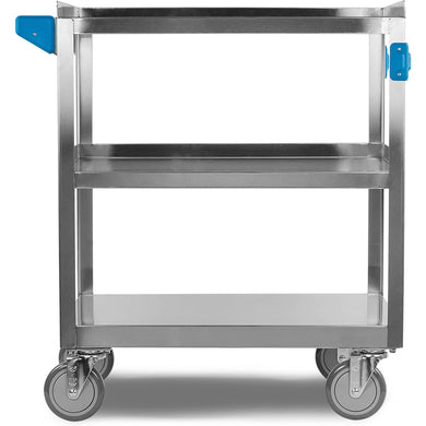 CARLISLE UC3031827 UTILITY CART 300# 3 SHELF18X27 SS