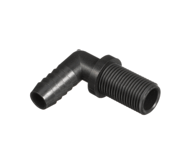 CHAMPION - MOYER DIEBEL 0513731 ELBOW  1/4 NPT X 1/2 HOSE BARB PP C/W NU