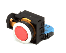 CHAMPION - MOYER DIEBEL 115018 PUSHBUTTON ASSEMBLY RED FLUSH IDEC