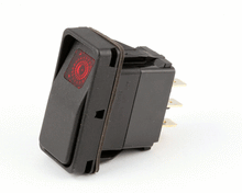 CLEVELAND 19993 SWITCH;RCKR;DPDT;ON/OFF RED LT