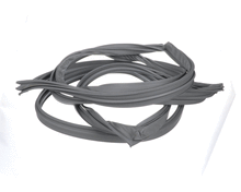 CONTINENTAL REFRIGERATION 2-528 GASKET  DOOR (23IN  X 59 5/8IN ) DART / MAGNETIC GRAY