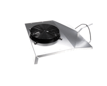 CONTINENTAL REFRIGERATION 50-040-1RF FAN PANEL ASSY BLACK FAN GUARD WITH 4-143 MOTOR 1R