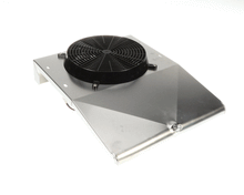 CONTINENTAL REFRIGERATION 50-040-1RSE FAN PANEL ASSY BLACK FAN GUARD WITH 4-143 MOTOR 1R