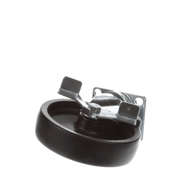 CONTINENTAL REFRIGERATION 50231 CASTER  FLAT PLATE (5IN  W/ BRAKE) (6-1/16