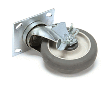 CRES COR 0569284B CASTER 5D  POLY-LOC  PLATE