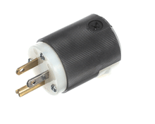 CRES COR 0852106 PLUG-STRAIGHT 15A  125V