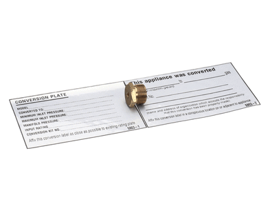 CROWN STEAM 5932-15 NATURAL GAS CONVERSION KIT FOR