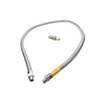 DORMONT 1675BQ72 BRAIDED GAS CONNECTOR -- 3/4 DIA.  72 L  ELBOW