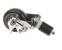 DUKE 165942 CASTER SS  SWIVEL W/BRAKE P/N J3.5-S40-2