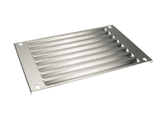DUKE 255032 LOUVER BAIN TRI-CHANNEL W/KEY HOLE SLOT SUBWAY