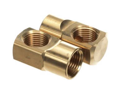 FISHER 64211 CLOSE ELBOW 1/2F BRS 2EA