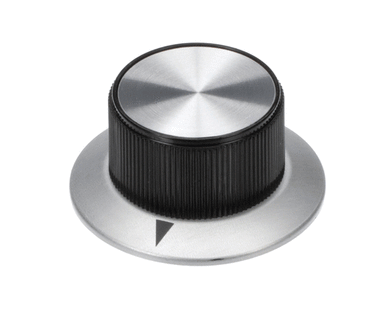 FOOD WARMING EQUIPMENT KNBH6SS KNOB WITH ARROW AND SET SCREW
