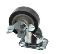 GILES 40700 CASTER  5-IN  SWIVEL  W/BRAKE  PLATE MOU