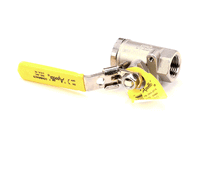 GILES 40784 VALVE  BALL  1/2-IN  S/S W/NONSTIC SEALS