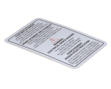 GARLAND 115269 OVERLAY FUSE PANEL COVER ENG/F