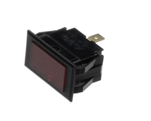 GARLAND 1621000 LAMP-RED LENS BLACK BEZEL 28V