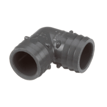 GLASTENDER 01000906 ELBOW  90 DEGREE GREY PLASTIC
