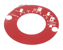 GRINDMASTER CECILWARE 82033 DECAL  GRND SEL 875 RED
