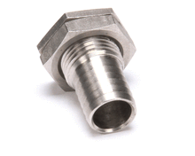 GRINDMASTER CECILWARE A538-119 FITTING  5/8-18 THRD X 1/2 BARB W/
