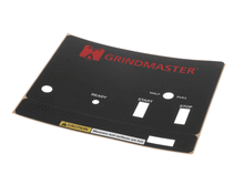 GRINDMASTER CECILWARE A546-216 CTRL PANEL LBL P-200E