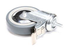 GRINDMASTER CECILWARE M015A CASTER 5 WITH BRAKE-FMS 1/2-13X1