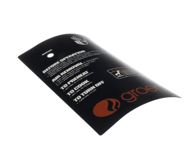 GROEN 137570 DECAL  OPERATING INSTRUCTIONS