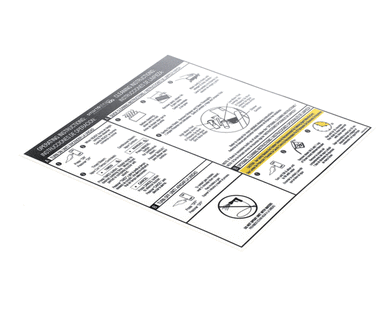 GROEN 145034 LABEL  CLEANING  SMART STEAM