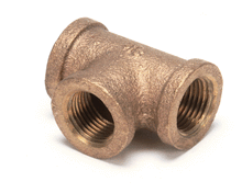GROEN Z013201 TEE 3/8 X 3/8 X 1/4 NPT BRASS