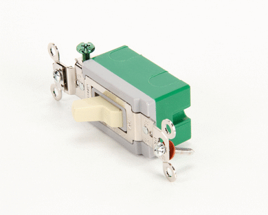 HUBBELL LIGHTING 3031I IVORY SGL POLE 30A SWITCH