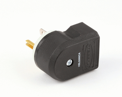 HUBBELL LIGHTING 5366CA PLUG 90D 20A 3W 2P 125V