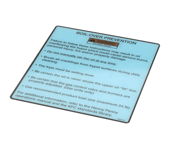 HENNY PENNY PARTS 168575