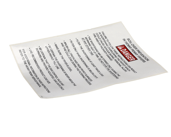 HENNY PENNY PARTS 37332