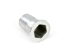 HENNY PENNY NS03-072 NUTSERT  HEX #10-32 STEEL-ZINC